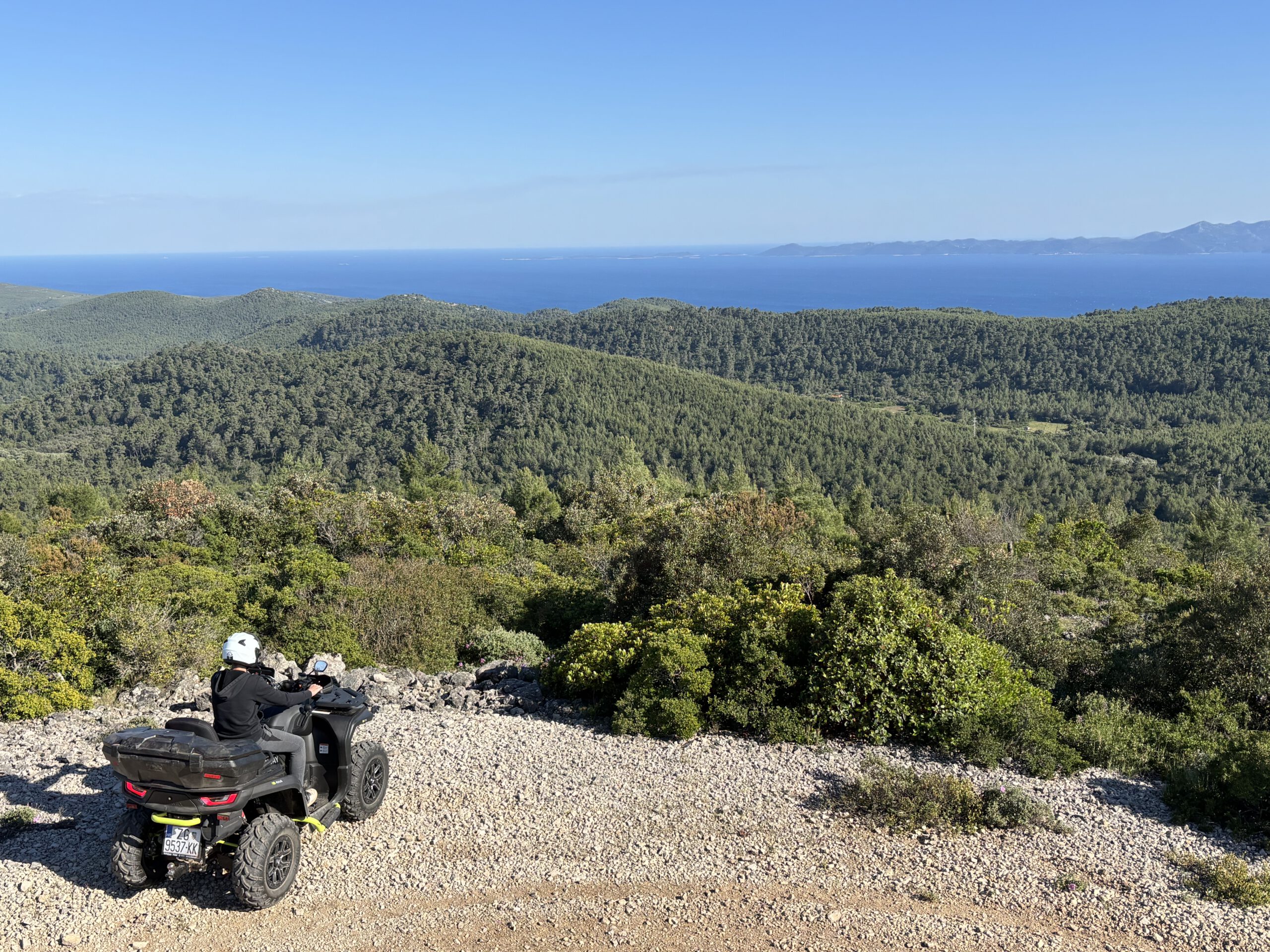 Quad na obalnoj stazi Korčule