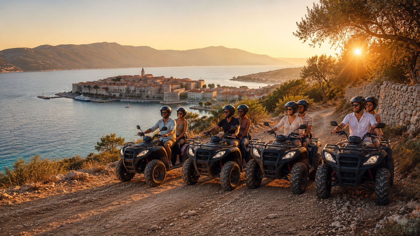 Quad tura na Korčuli